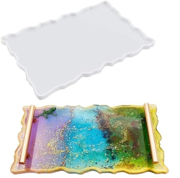 Zigzag Tray Silicone Moulds Rectangle