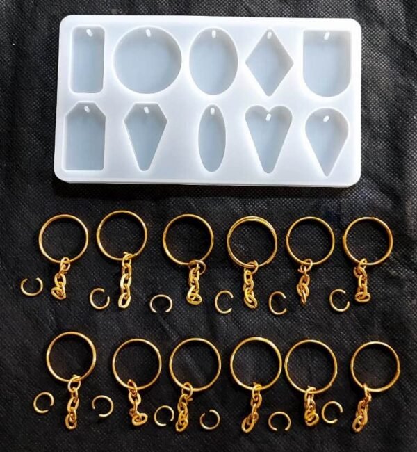 10 Cavity Keychain Mould