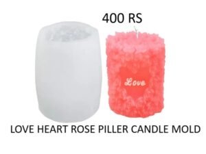 Rose Piller Candle Mould