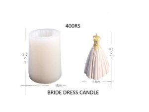 Bride Dress Candle Mould