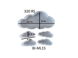 Cloud Mould(Set of 5)