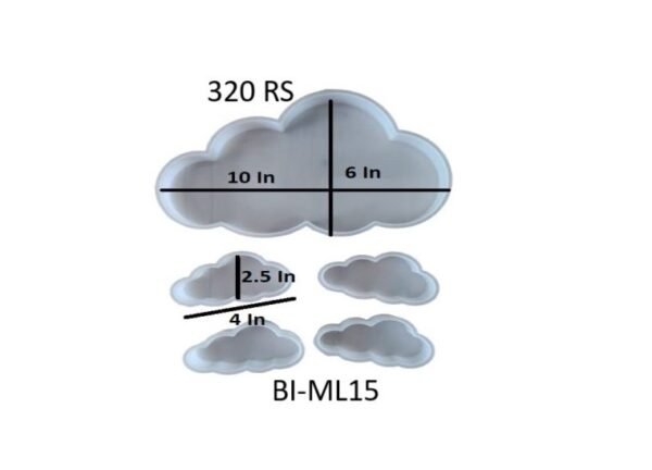 Cloud Mould(Set of 5)