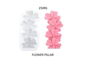 Flower Pillar Candle Mould