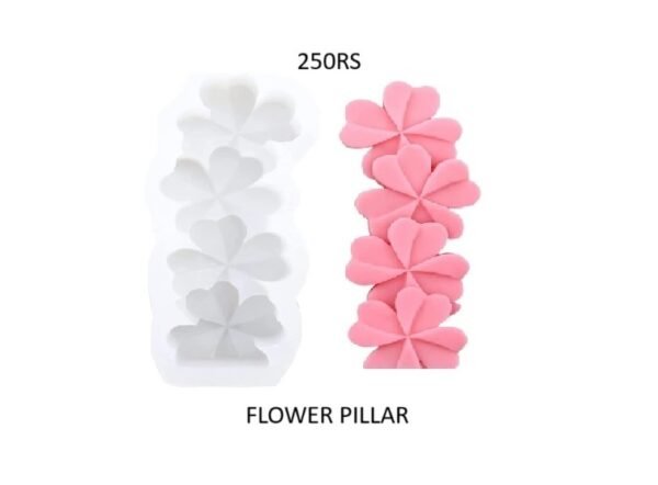 Flower Pillar Candle Mould