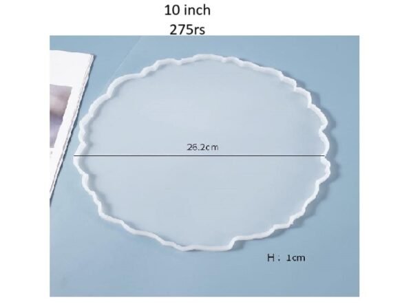 10 Inch Round Zig Zag Tray