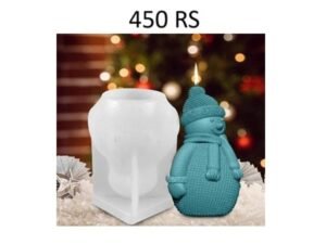 Snow Man Candle Mould